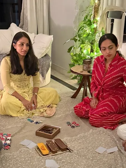 Nothing brings people together like good food. It's lovely to see our festive desserts being shared during a happy Diwali gathering with friends and family.