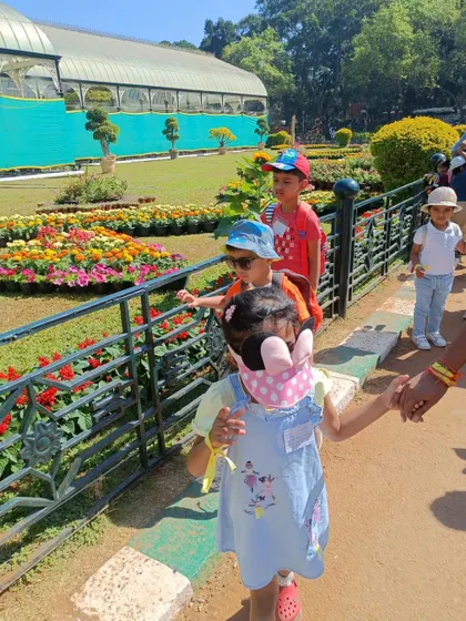 A trip to the Lalbagh Flower Show was a feast for the senses. The children walked among vibrant flower beds, learning the names of different flowers and appreciating the beauty of nature.