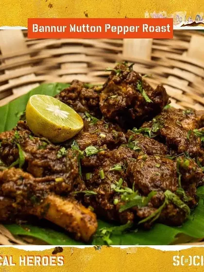 The Bannur Mutton Pepper Roast was another star dish from my SOCIAL collaboration. It's a pepper-rich roast made with juicy morsels of lamb shoulder.
