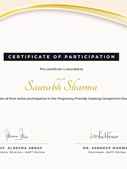 Nutrition during pregnancy is critical. I have participated in events like this Pregnancy-Friendly Cooking Competition to deepen my understanding of prenatal nutrition, ensuring I can provide safe and effective guidance for expecting mothers.