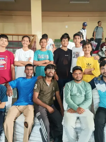 A moment of rest and team bonding between matches at the Delhi Games. The support we show each other is our greatest strength.