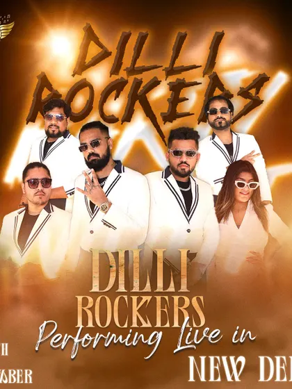 A full band poster for a show in our home city, New Delhi. We know you love us, Delhi, and the feeling is mutual!
