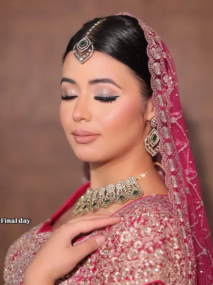 A final portfolio shot from one of my students after a 7-day pro course. This elegant and soft bridal look showcases the skills and confidence she gained during our training.