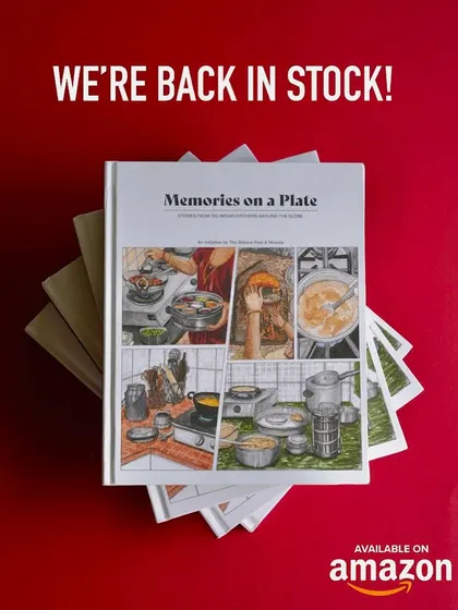 We're back in stock! 'Memories on a Plate' is now available on Amazon for a limited run.