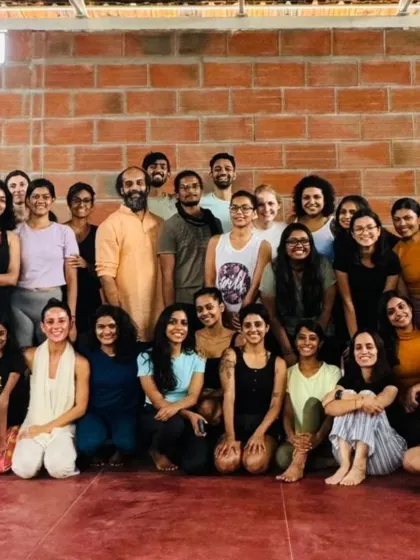 Another shot of our beautiful yoga community. So grateful for all the experiences of learning and teaching that happen through yoga.