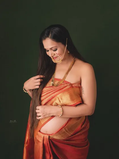 Another favorite from my maternity photoshoot, celebrating the female form and the miracle of pregnancy.