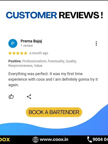 This review highlights the professionalism, punctuality, and quality of the experience. I'm so glad this client's first time with my service was perfect and that they plan to use it again.