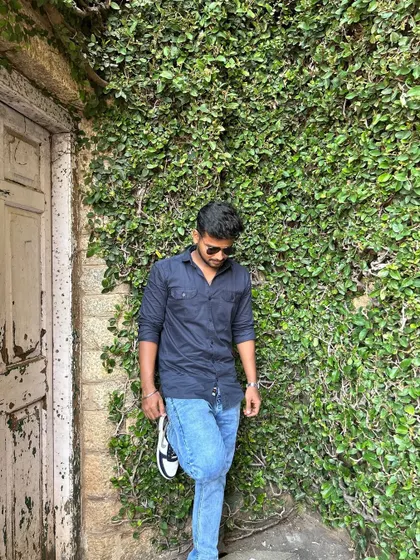 The textures and colors of the old palace walls provide a great backdrop.