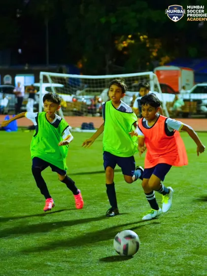 Players engage in a fast-paced running drill, building stamina and game-time intensity.