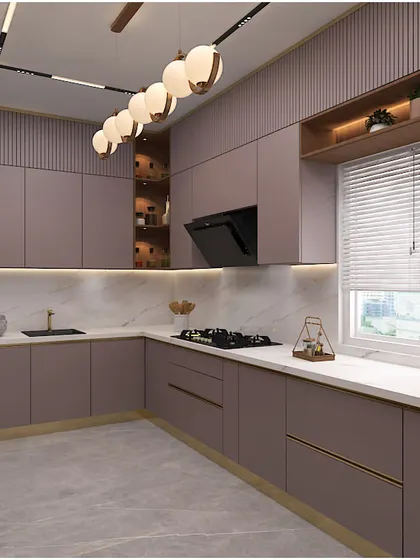 A duplicate of the mauve kitchen concept.