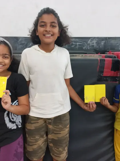 Fixed! More happy faces and newly bound books from our workshop. Creating something with your own hands is a truly rewarding experience.