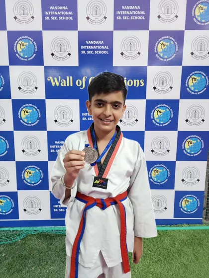 Another one of our students selected for CBSE Nationals after winning a silver medal.