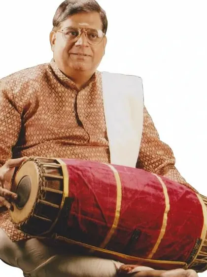 A photo of my Carnatic guruji, Vidwan S Sekhar. On Guru Purnima, I express my gratitude to him and all my teachers for showing me the world through their musical eyes.