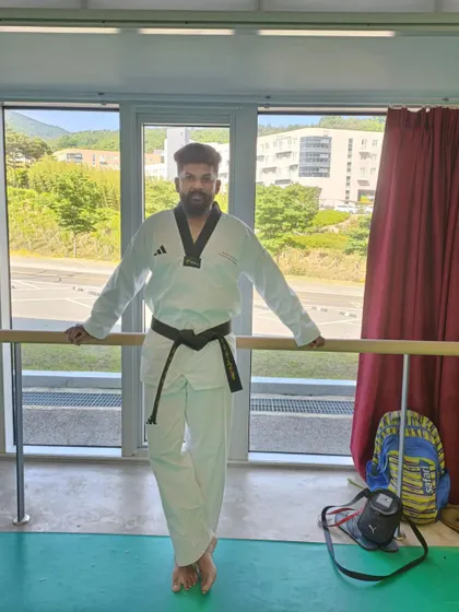 Another photo from the training hall in South Korea.