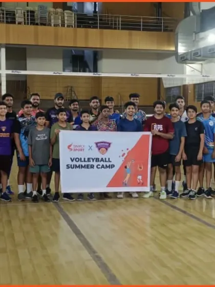 A group photo from our Volleyball Summer Camp. It was amazing to see 40 kids from all walks of life come together to chase their dreams.