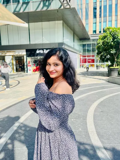 Another photo from my day out at Aerocity. I love exploring the city and finding new spots for inspiration.