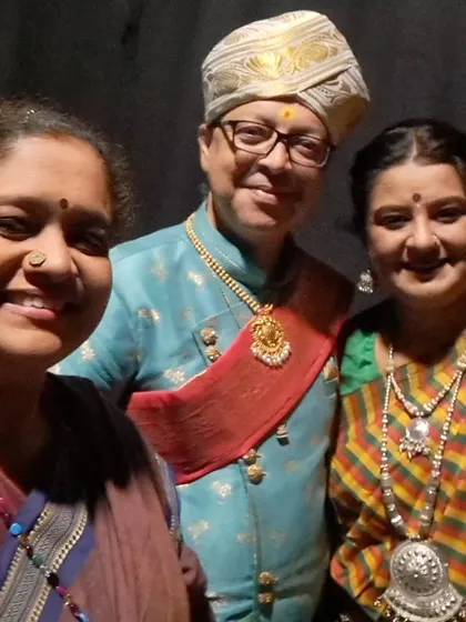Sharing the stage with phenomenal artists in 'Bengaluru Nagaratnamma', directed by the respected Sri T S Nagabharana. It is an honour to be part of such productions.