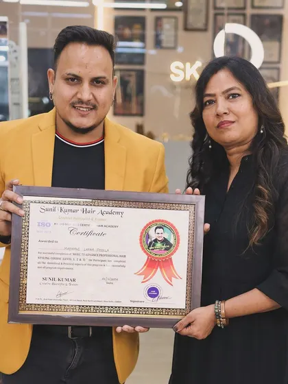 Celebrating the graduation of a student from Batch 65. It's an honor to be a part of their journey to becoming professional hairstylists.