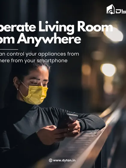 Operate your living room from anywhere. Whether you're on vacation or just out for the evening, you can control all your appliances directly from your smartphone.