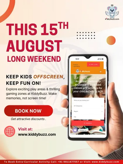 This Independence Day long weekend, let's swap screens for smiles. Explore exciting play areas and gaming zones with special offers curated by me to make the holiday fun and memorable.