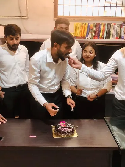 An office celebration for the birthdays of our team members. We believe in fostering a positive and encouraging work environment where every member feels valued.
