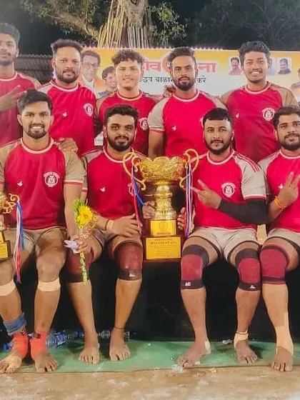 Our team as runners-up in the Navodit Sangh men's Kabaddi tournament, ready to come back stronger.