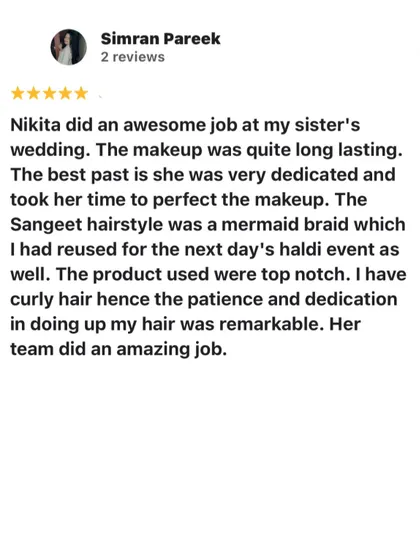 This review highlights two things I guarantee: long-lasting makeup and dedication. I take the time to perfect every detail, whether it's makeup or intricate hairstyling for curly hair.