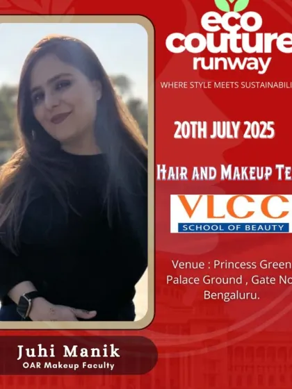 An announcement of my faculty participating in a major fashion event. My trainers are active industry professionals, ensuring you learn the most current and relevant skills.
