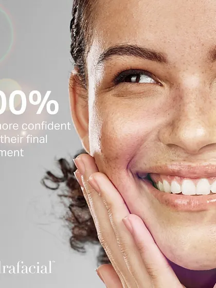 Confidence is a key result. Studies show 100% of participants felt more confident in their appearance after their final HydraFacial treatment for acne.