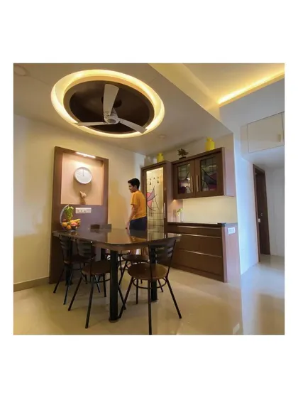 This perspective shows a resident interacting with the space, illustrating the human scale and livability of our designs.