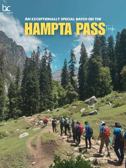 An exceptionally special batch on the Hampta Pass trek. This group of women, former army officers, walked this trail to honor their fallen comrades and celebrate their own resilience.