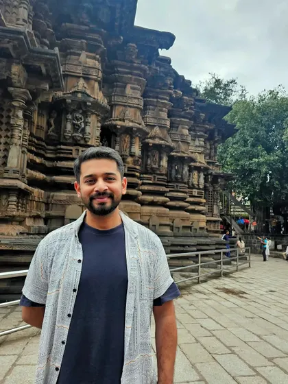 A visit to the Mahalakshmi temple in Kolhapur. My spiritual and traditional roots are a core part of my identity and keep me grounded.