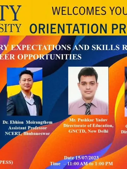 It was an honor to be invited by Amity University to speak at their orientation program on the skills required for emerging career opportunities in sports.