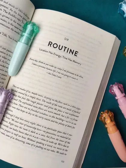 These quirky paw-shaped highlighters are perfect for journaling or scrapbooking. A set of six pastel-colored pens makes a cute and practical gift for stationery lovers.