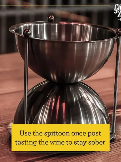 For professional or extensive tastings, using a spittoon is key. It allows you to taste many wines without becoming intoxicated, so you can stay focused and sober.