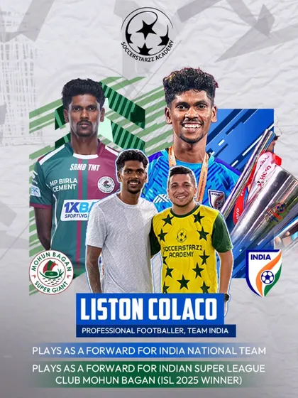 We were honored to have Indian football star Liston Colaco visit our academy. His presence was a huge inspiration for our young players.