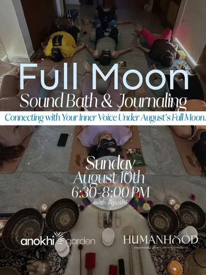 We gather under the August Full Moon to slow down and realign. This is a powerful time to reflect on what we've harvested and gently let go of what no longer serves us.