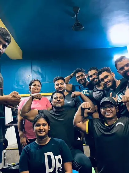A happy moment with the team after a great workout. This is what it's all about.