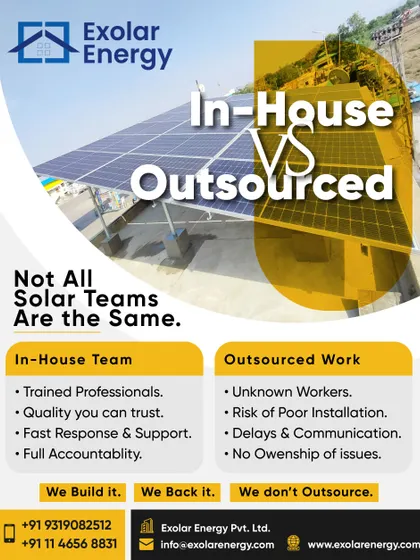Not all solar teams are the same. We use our own trained, in-house professionals, not outsourced workers. This means you get consistent quality, fast support, and full accountability from start to finish.