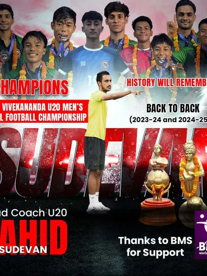 History will remember. A poster celebrating our U20 Head Coach Zahid and the 10 Sudevans who were part of the back to back national championship winning Delhi squad. We are proud to be the backbone of Delhi's success.