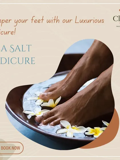 Pamper your feet with our luxurious Sea Salt Pedicure. This treatment uses the natural exfoliating properties of sea salt to leave your skin soft and smooth.