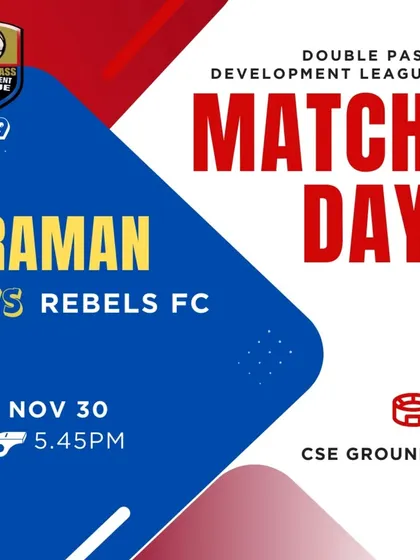 U19 matchday announcement for our DPDL game against Rebels FC.
