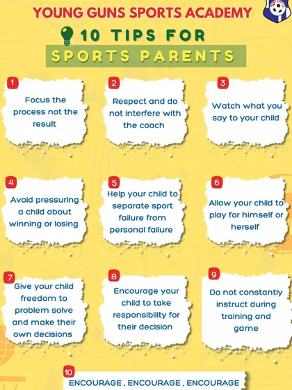 Some amazing tips for sports parents! We believe in a partnership between coaches and parents to create the best environment for kids.