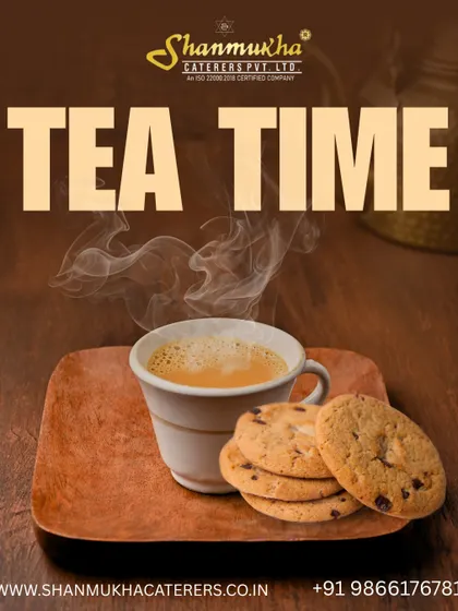 Tea time is better with our offerings. A warm cup of tea paired with cookies is a simple joy we can bring to your event.