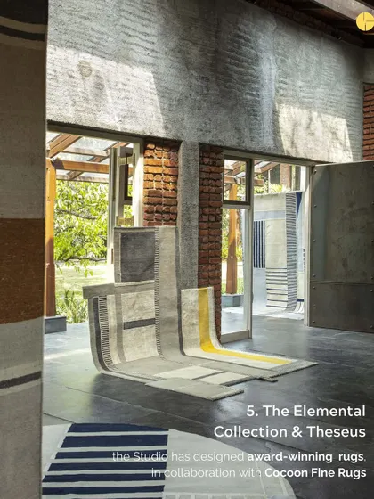 A summary image showcasing our award-winning rug collaborations with Cocoon Fine Rugs.