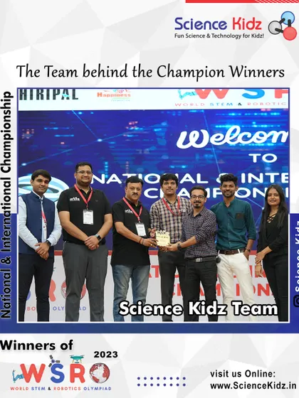 The dedicated team of mentors and organizers behind our students' success at the WSRO 2023. We believe in providing the best guidance to nurture our champions.