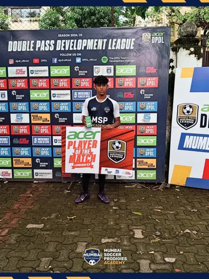 The Player of the Match from our U17s' 3-1 victory.