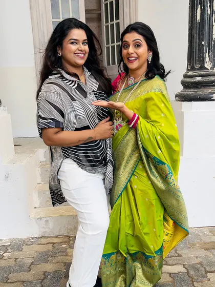 Another great moment with Shivani. I love collaborating with artists to create the perfect look for their role or event.