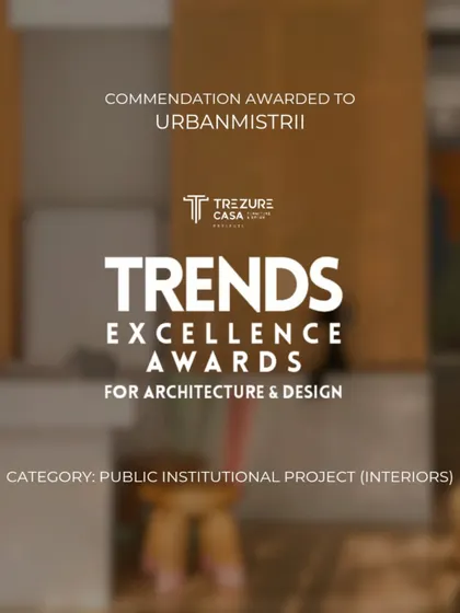 We were thrilled to receive a Commendation at the TRENDS Excellence Awards for Architecture & Design for our "Plug & Play" pediatric clinic, recognized in the Public Institutional Project category.
