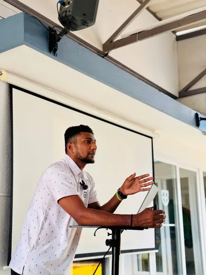 Meet Coach Bharani, our Strength & Conditioning Expert. He leads with energy and sweat, demonstrating every drill from running mechanics to explosive strength work. He instills grit and the confidence to handle pressure when it counts.